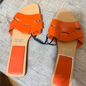 Zara Women's Bold Orange Sandals